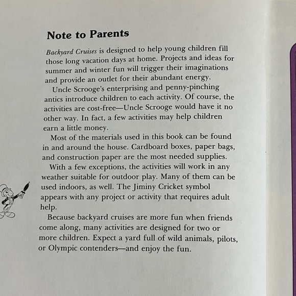 Disney Backyard Cruises vintage 1984 hardcover Book - Picture 5 of 16